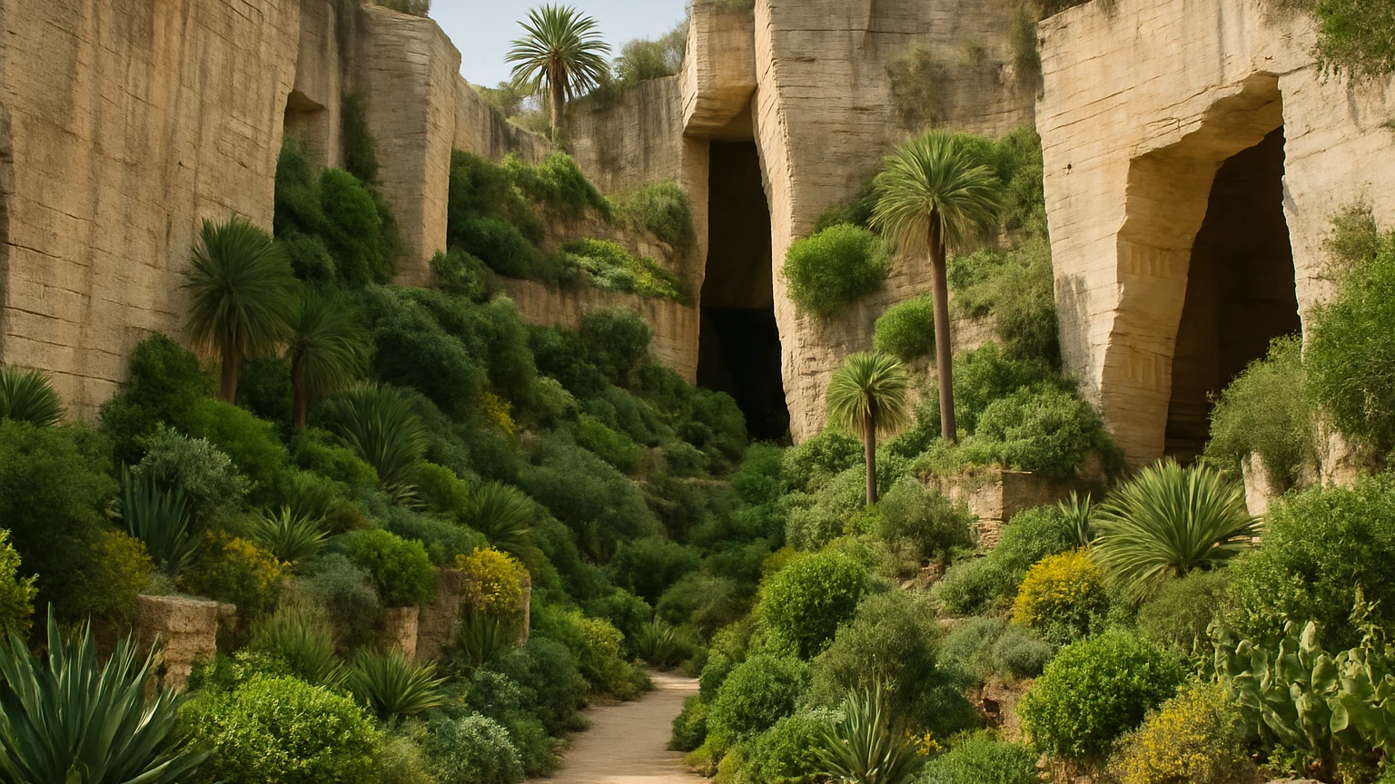 Favignana, un giardino cresce dentro le cave: quasi 500 specie tra cunicoli e rocce sotto il livello della strada